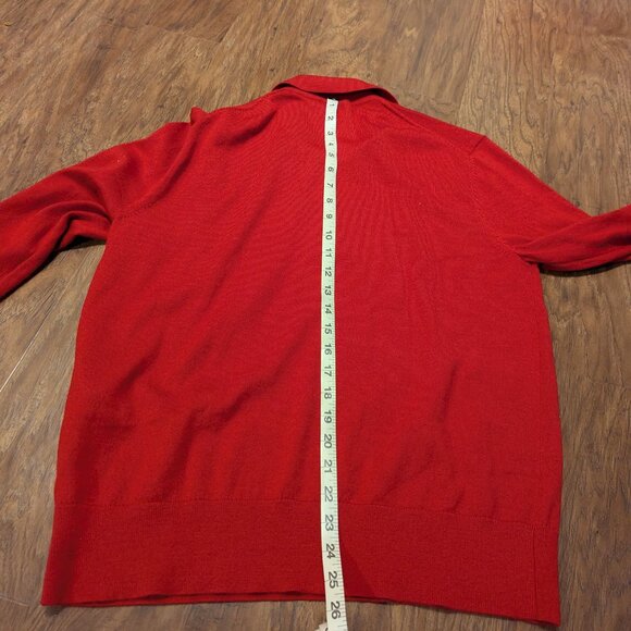 2024 Calvin Klein Red Polo Women's Poly/wool blend - Picture 6 of 6